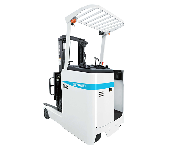 Xe nâng điện Nissan từ 1 đến 3 tấn đứng lái (Reach truck)